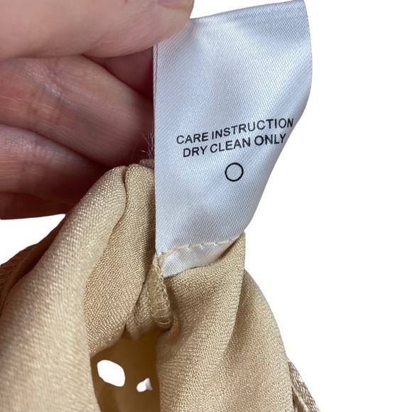 NWT LOVERS & FRIENDS Britt Top & Pants Set Champagne Gold Crop Top NEW Small S - Picture 16 of 16